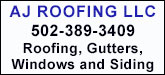 AJ Roofing Sponsorship Banner